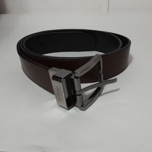 Kenneth Cole Men's 42" Brown Leather‎ Belt
